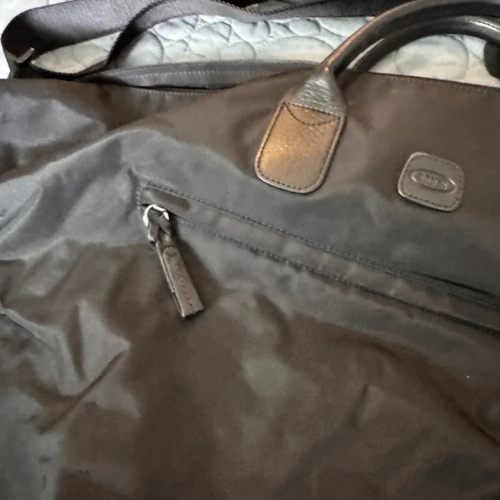 Bric's Milano Nylon Duffle Bag Black on Black